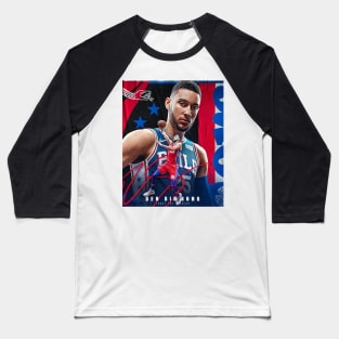 Ben Simmons Philadelphia Sports Art Baseball T-Shirt